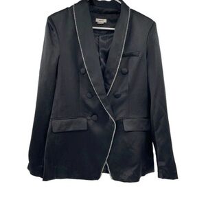 Jason Wu Black Blazer with Silver Piping
